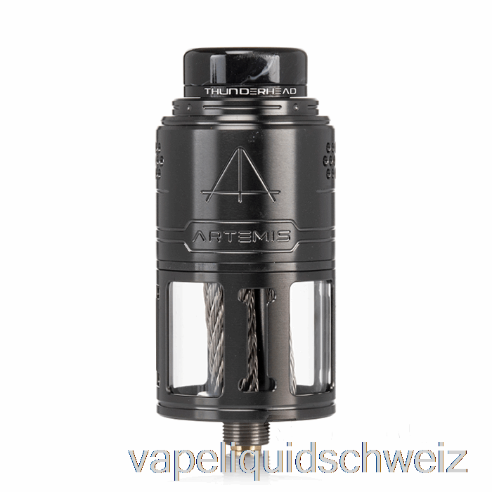 Thunderhead Creations Artemis V2 Top Coiler 25mm RTA Gunmetal Vape Schweiz